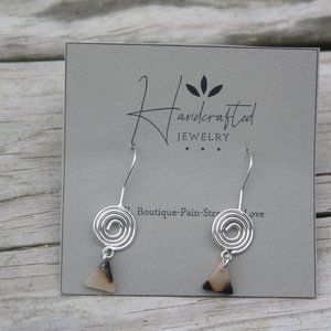 Boutique Ditzy Circle Earring Set Silver